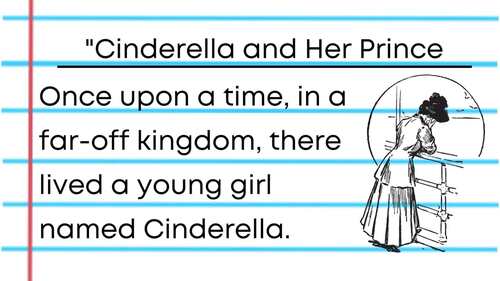 Cinderella Story English Fluency Passage and Google Slides TPT