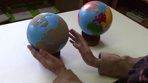 Preview of Montessori Colored Globe