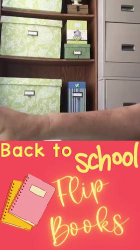 Back to School Flip Books for Kindergarten and First Grade by Star