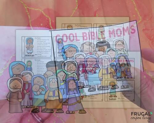 Women of the Bible Printable Mini Book, DIY Moms of the Bible Activity ...
