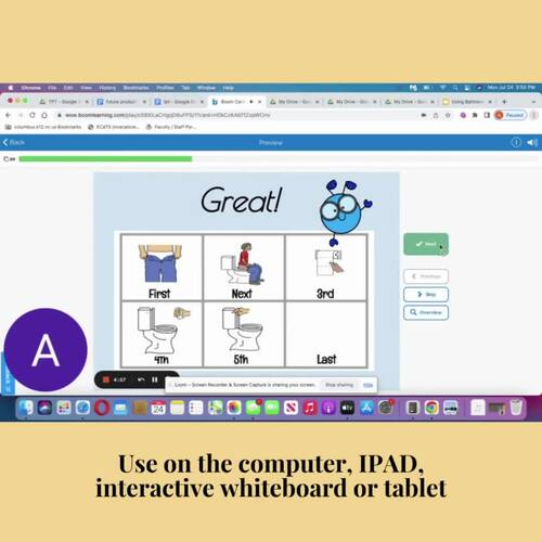 Bathroom & Washing Hands Life Skills Sequencing BOOM Cards Special ...