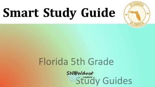 Adaptations l - Florida Science Interactive Study Guide Review | TPT