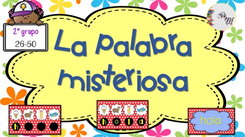 Preview of JUEGO: La Palabra Misteriosa (26-50) / GAME: The Secret Word (26-50) Sight words
