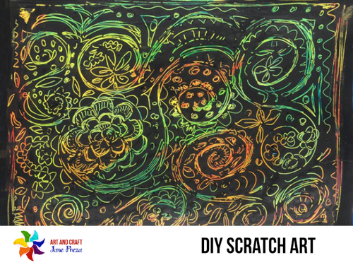 DIY Scratch Art the Easy Way  Scratch art, Easy art for kids