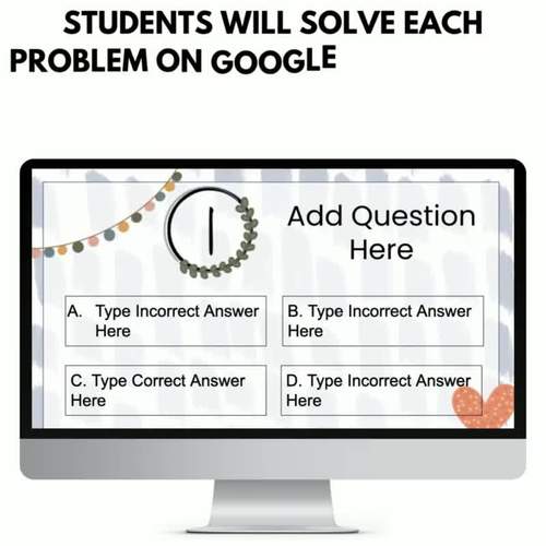 Digital Escape Room Google Slides Template Boho Neutral TPT