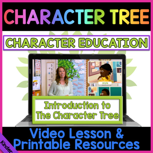 Preview of Introduction to The Character Tree for Kindergarten