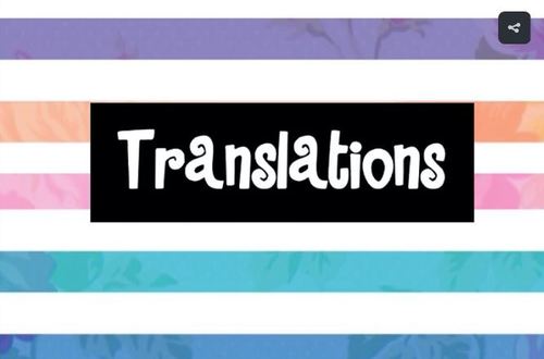 Preview of Geometric Translations Guided Notes with Video