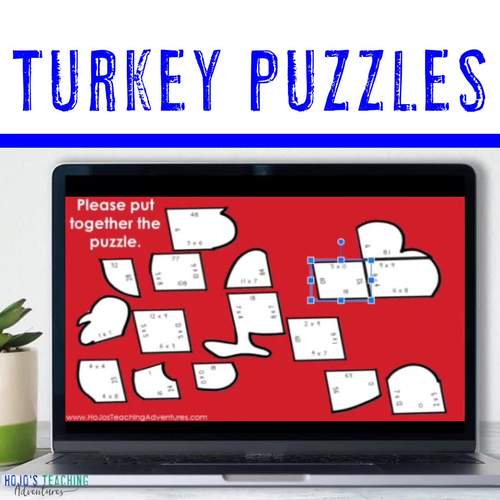 ADDITION Turkey Craft: Thanksgiving Math Activity Game Worksheet ...