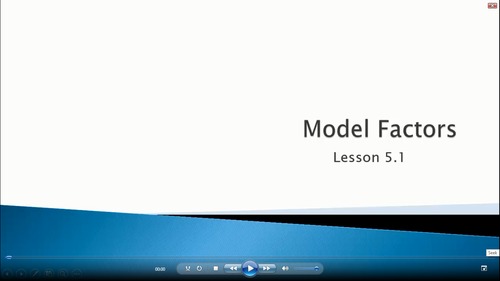 Preview of Model Factors - (Video Lesson: Go Math 4.5.1)