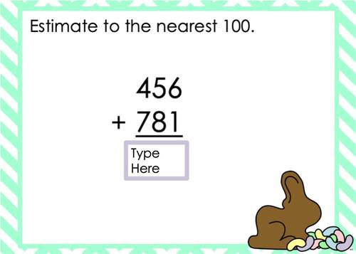 Easter Math Task Cards | DIGITAL | Math Centers Problem Solving