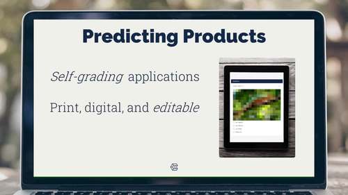 Predicting Products of Chemical Reactions Print, Digital, Editable ...