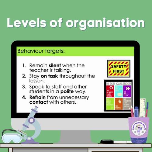 Levels of organisation (KS3) by CMGs Science lessons TPT