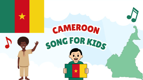 Preview of Cameroon Song for Kids | Learn About Cameroon | Africa Geography Music Video + L