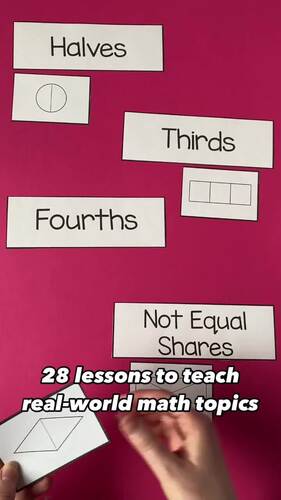 2nd Grade Real World Math Bundle | Measurement, Time, Money, Data, & Shapes