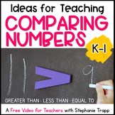 Comparing Numbers Activities for Kindergarten and First Gr