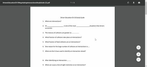 Driver's Education Ch. 16 