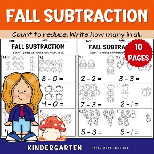 fall-autumn-subtraction-number-to-10-worksheets-with-pictures-for
