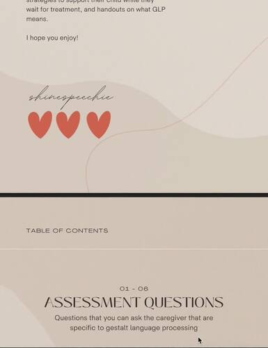 Gestalt Language Processing Assessment Guide