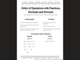 Video: 7th Grade Order of Operations with Fractions, Decim