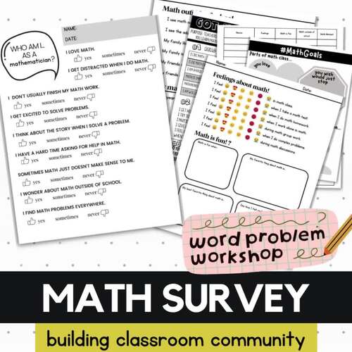 Math Survey by Mona Math | TPT