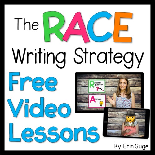 Preview of RACE Writing Strategy Free Instructional Video Lessons
