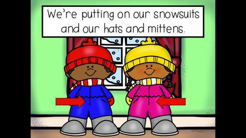 Winter Circle Time Song With Activities - Preschool Kindergarten 1st