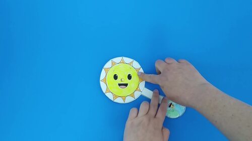 Sun Earth and Moon Craft by 10 Minutes of Quality Time | TPT