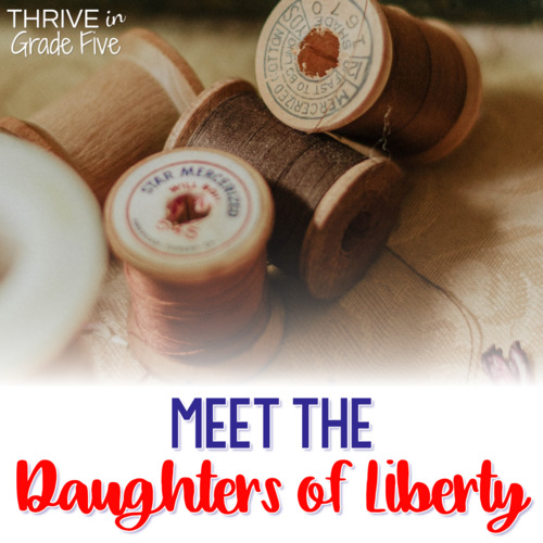 Preview of Meet the Daughters of Liberty - Video, Printables, & Google Slides