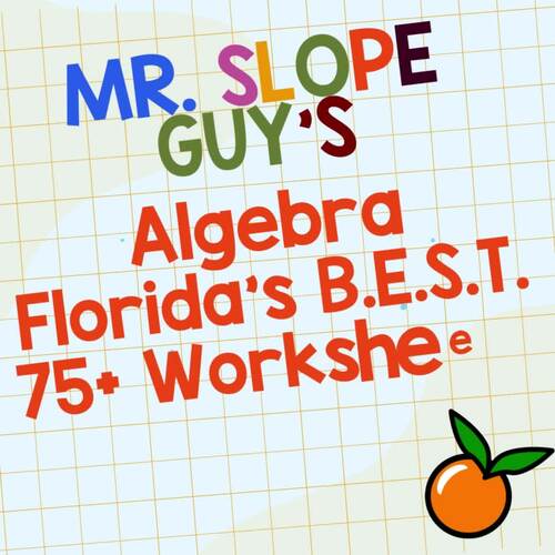 Algebra 1 Florida’s B.E.S.T State Test Prep Curriculum by Mr Slope Guy