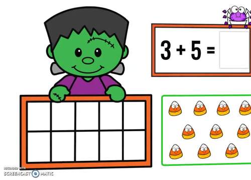Ten Frame Addition Boom Cards™ Distance Learning Math