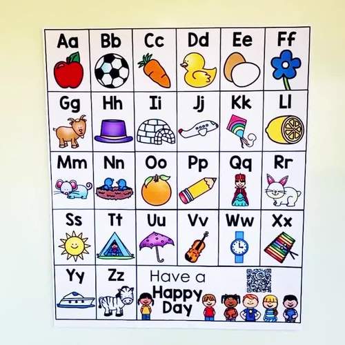 alphabet chart