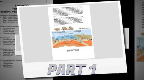 Grade 5 and 6 Earth Science Reading Comprehension Passages and ...