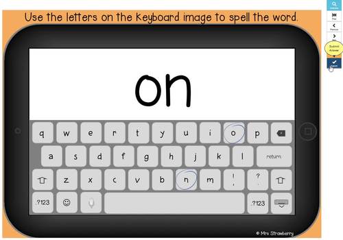 iPad Keyboard Typing Practice With Sight Words Boom Cards Distance Learning
