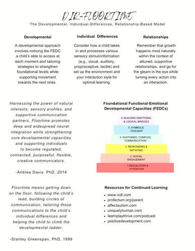 DIR-Floortime Handbook (Neurodiversity-Affirming Therapy, Autism)