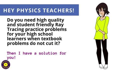 Ray Tracing for Mirrors Practice Problems and Worksheets for High ...
