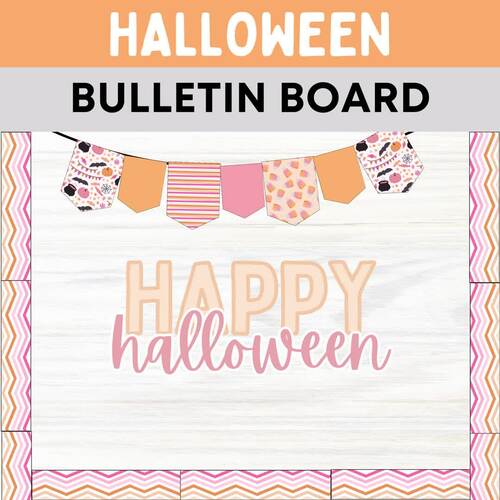 Halloween Bulletin Board Kit Classroom Decor Ideas Door Decor Fall