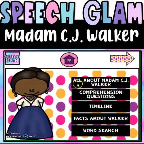 Madam C.J. Walker Unit by Speech Glam TPT