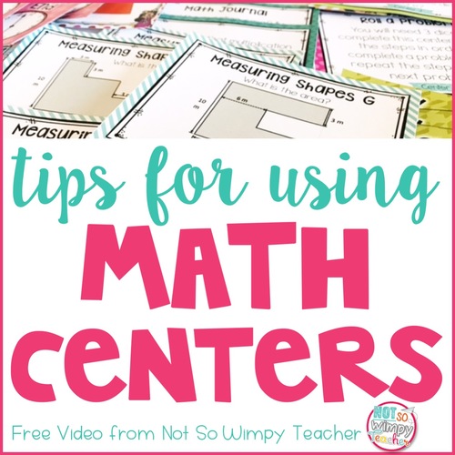 Preview of Math Centers and Guided Math Groups FREE Tips Video