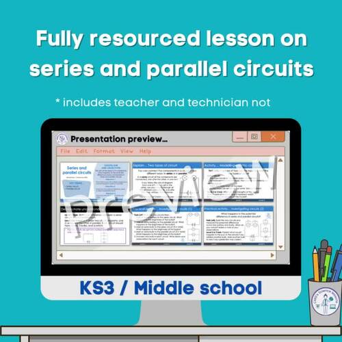 Series and parallel circuits by CMGs Science lessons | TPT