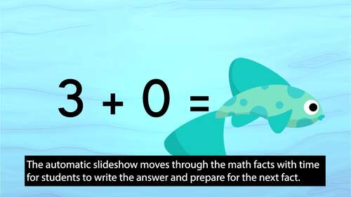 Adding 3 Math Fact Fluency Practice