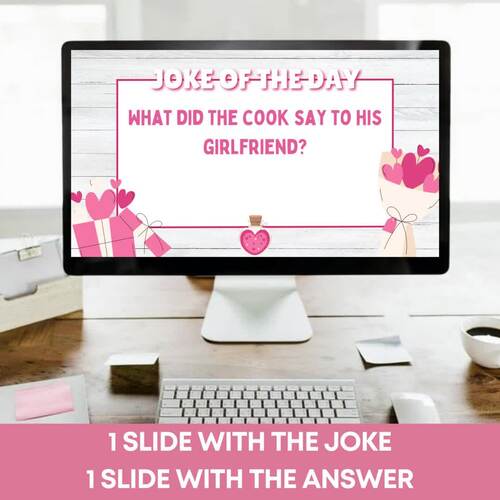 Valentine's Day Joke of the Day Morning Meeting Activity Brain Break
