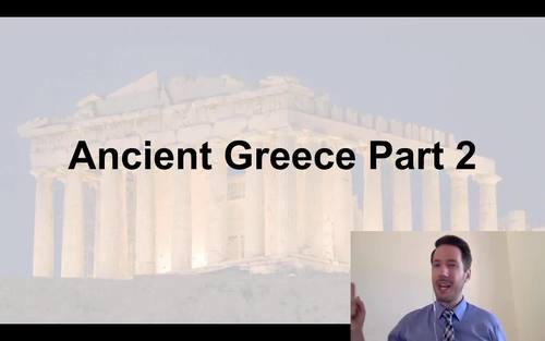 Preview of Ancient Greece Part 2 (Middle School Social Studies)