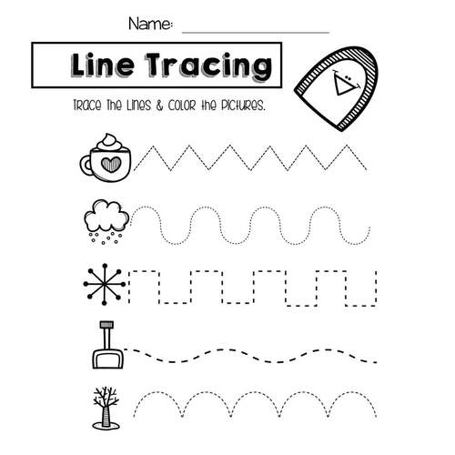 Preschool January No Prep Packet Winter Preschool Lessons PreK Worksheets