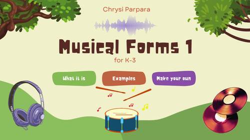 Musical Forms for K-3, part 1 by A boat full of sounds | TPT