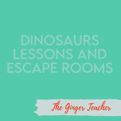Dinosaur Lessons and Escape Rooms Bundle by The Ginger Teacher | TPT