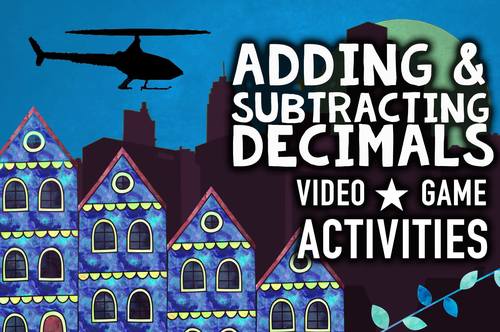 Preview of Adding and Subtracting Decimals with Decimal Place Value: Videos & Activity