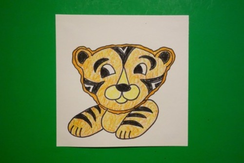 Preview of Let's Draw a Tiger!