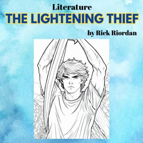 THE LIGHTING THIEF by Rick Riordan - PDF AI Coloring Pages by Prose Palooza