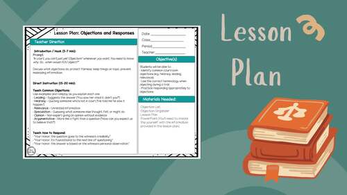Objections and How to Respond Lesson Plan by Bit of Evans Thing | TPT