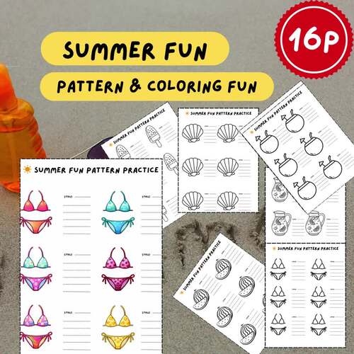 Coloring practice pages, printable digital colored book for blending ...